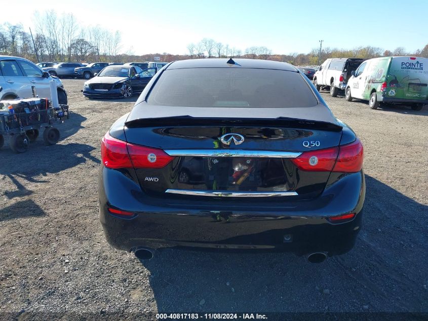 2015 Infiniti Q50 VIN: JN1BV7AR8FM400912 Lot: 40817183