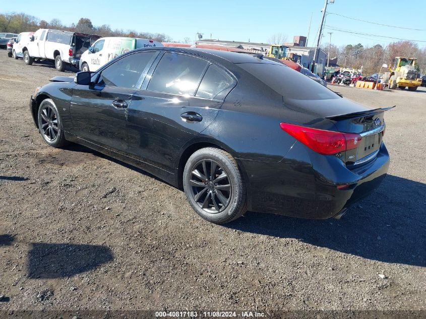 VIN JN1BV7AR8FM400912 2015 Infiniti Q50 no.3