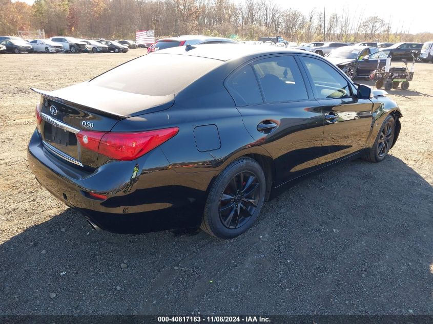 VIN JN1BV7AR8FM400912 2015 Infiniti Q50 no.4