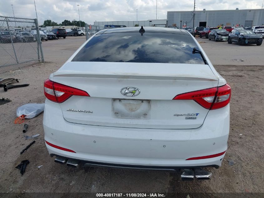 2015 Hyundai Sonata Limited 2.0T VIN: 5NPE34AB5FH139203 Lot: 40817187