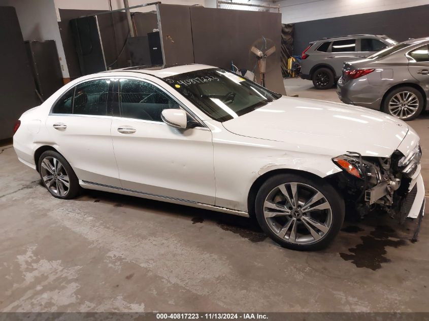 2019 Mercedes-Benz C 300 VIN: 55SWF8DB5KU301319 Lot: 40817223