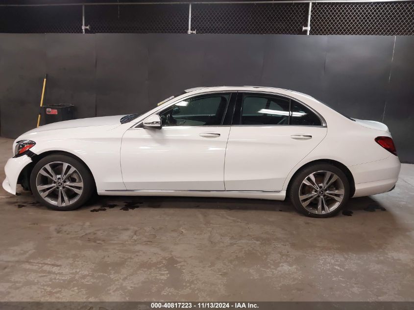 2019 Mercedes-Benz C 300 VIN: 55SWF8DB5KU301319 Lot: 40817223