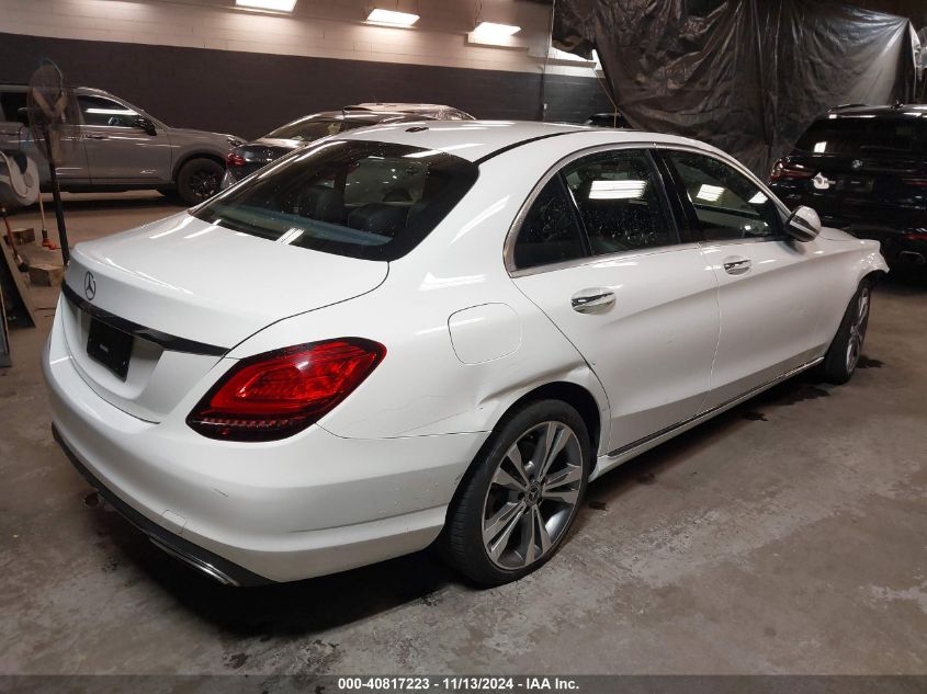 VIN 55SWF8DB5KU301319 2019 Mercedes-Benz C 300 no.4