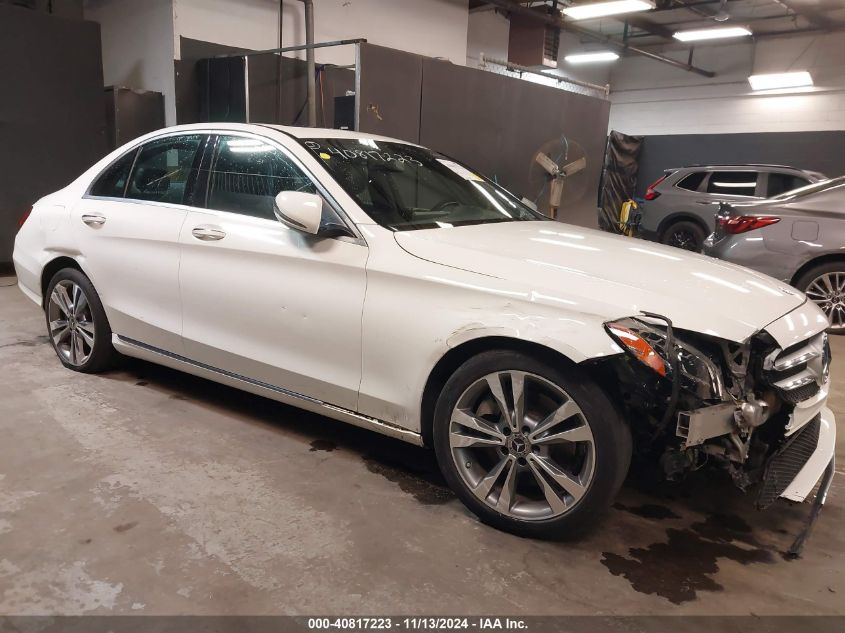 2019 Mercedes-Benz C 300 VIN: 55SWF8DB5KU301319 Lot: 40817223