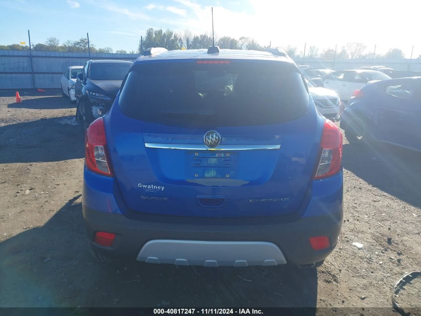 2015 Buick Encore Leather VIN: KL4CJCSB4FB029020 Lot: 40817247