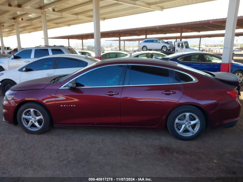 2016 Chevrolet Malibu Ls VIN: 1G1ZB5ST5GF290385 Lot: 40817275