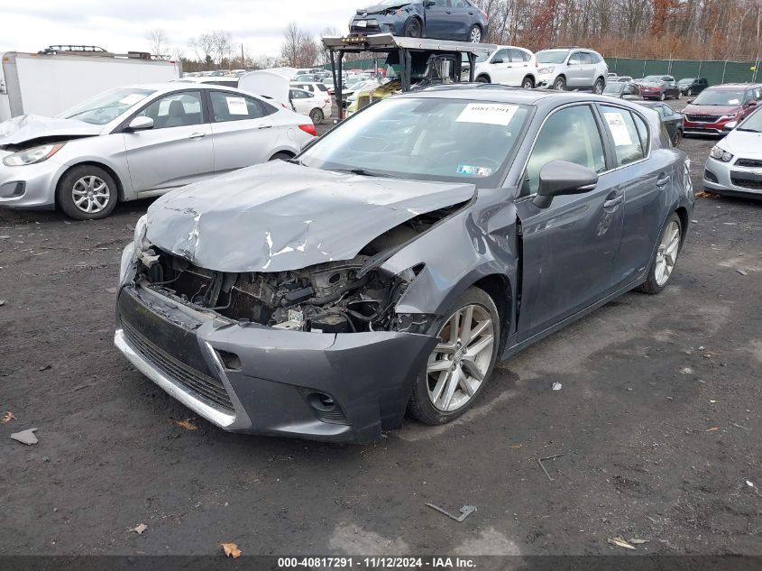 VIN JTHKD5BH6H2288019 2017 Lexus CT, 200H no.2