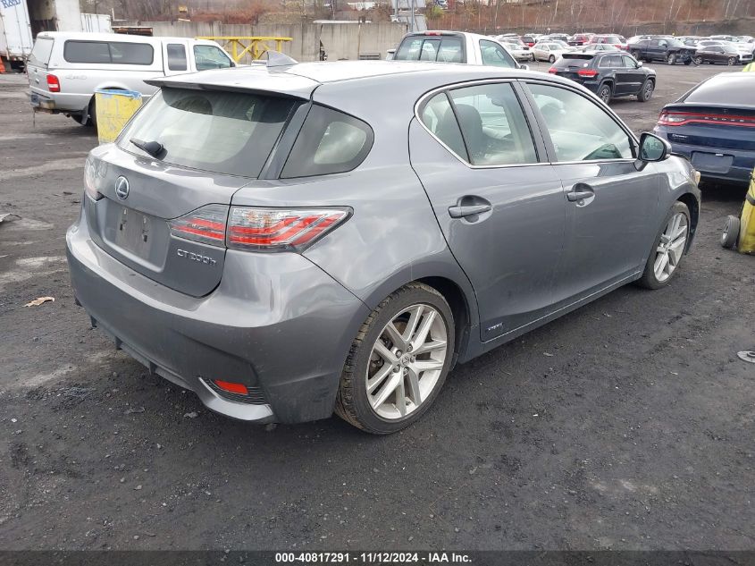 VIN JTHKD5BH6H2288019 2017 Lexus CT, 200H no.4