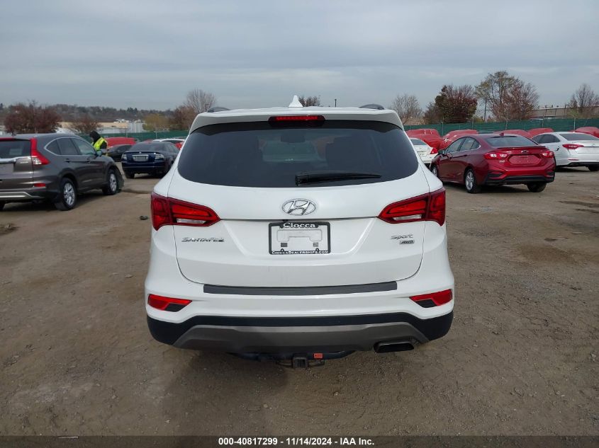 2017 Hyundai Santa Fe Sport 2.4L VIN: 5NMZUDLB6HH007174 Lot: 40817299