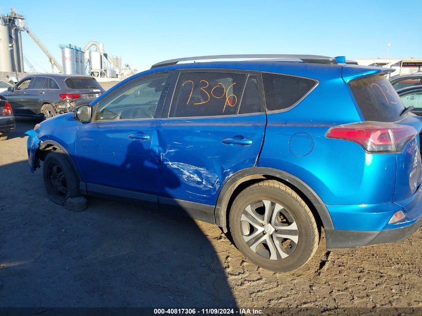 2018 Toyota Rav4 Le VIN: JTMBFREV6JJ730815 Lot: 40817306