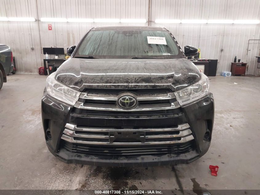 VIN 5TDZZRFH9KS304166 2019 TOYOTA HIGHLANDER no.12