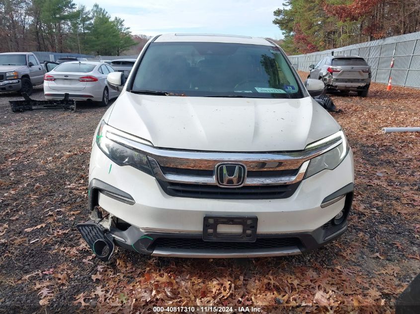 2019 Honda Pilot Ex-L VIN: 5FNYF6H54KB045774 Lot: 40817310