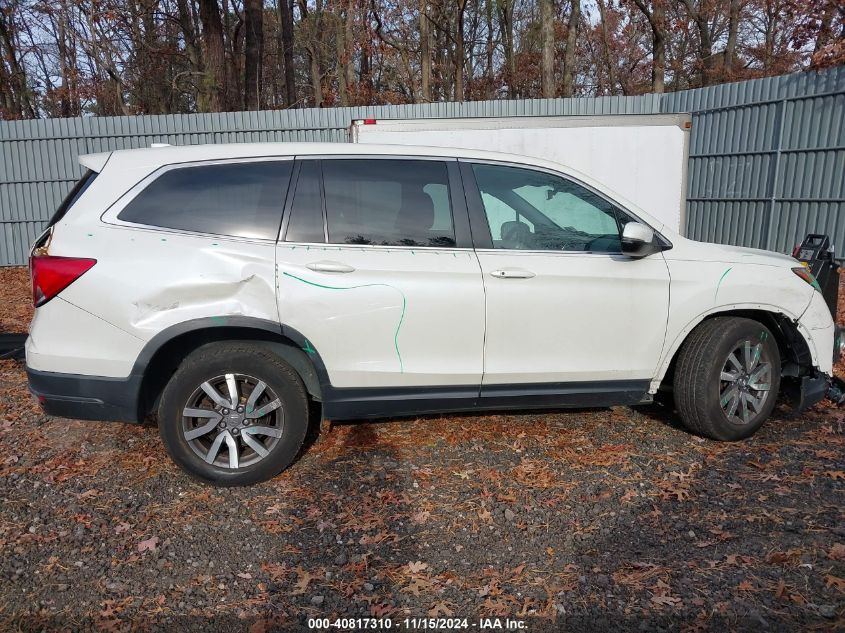 2019 Honda Pilot Ex-L VIN: 5FNYF6H54KB045774 Lot: 40817310