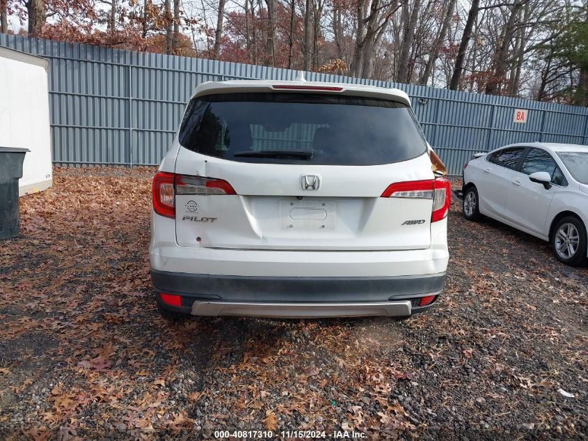 2019 Honda Pilot Ex-L VIN: 5FNYF6H54KB045774 Lot: 40817310