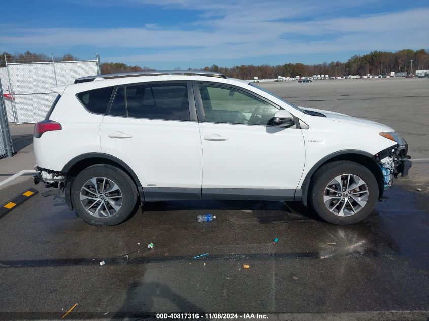 2016 Toyota Rav4 Hybrid Xle VIN: JTMRJREV2GD058062 Lot: 40817316