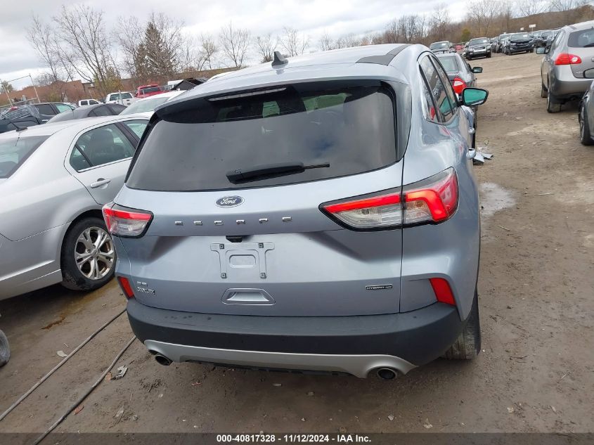 2022 Ford Escape Se Hybrid VIN: 1FMCU9BZ7NUA38273 Lot: 40817328