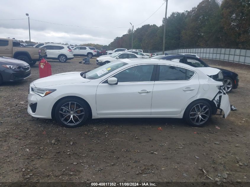 2022 Acura Ilx Premium Package VIN: 19UDE2F77NA001989 Lot: 40817352