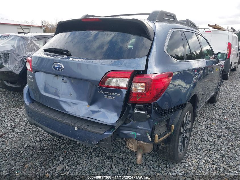 2015 Subaru Outback 3.6R Limited VIN: 4S4BSENC5F3259752 Lot: 40817368