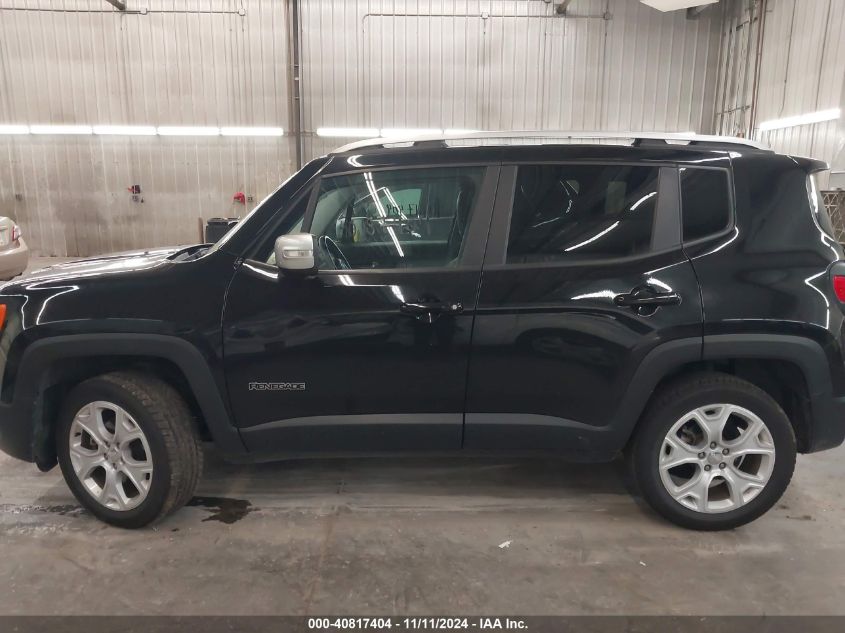 2016 Jeep Renegade Limited VIN: ZACCJBDT6GPC72602 Lot: 40817404