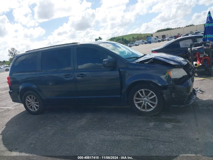 2014 Dodge Grand Caravan Sxt VIN: 2C4RDGCG9ER183912 Lot: 40817410