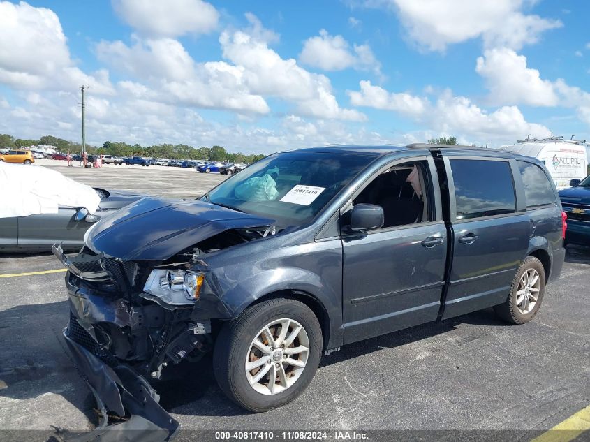 2014 Dodge Grand Caravan Sxt VIN: 2C4RDGCG9ER183912 Lot: 40817410