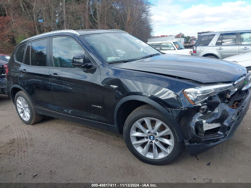 2017 BMW X3 xDrive28I VIN: 5UXWX9C33H0T22285 Lot: 40817411