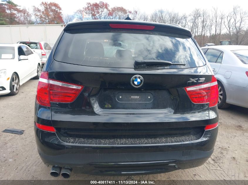 2017 BMW X3 xDrive28I VIN: 5UXWX9C33H0T22285 Lot: 40817411