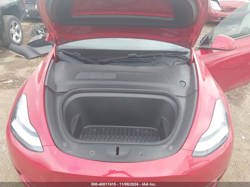 2021 Tesla Model Y Long Range Dual Motor All-Wheel Drive VIN: 5YJYGDEE5MF083684 Lot: 40817415