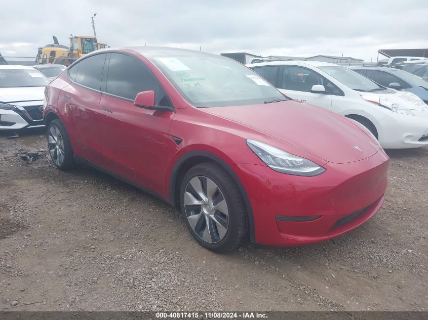 2021 TESLA MODEL Y LONG RANGE DUAL MOTOR ALL-WHEEL DRIVE - 5YJYGDEE5MF083684