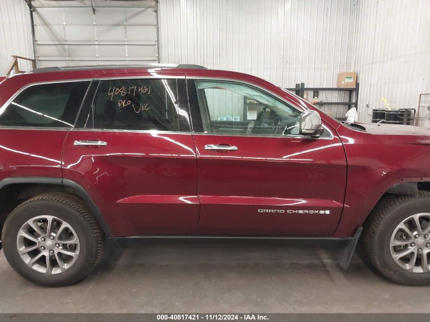 2016 Jeep Grand Cherokee Limited VIN: 1C4RJFBG1GC327436 Lot: 40817421