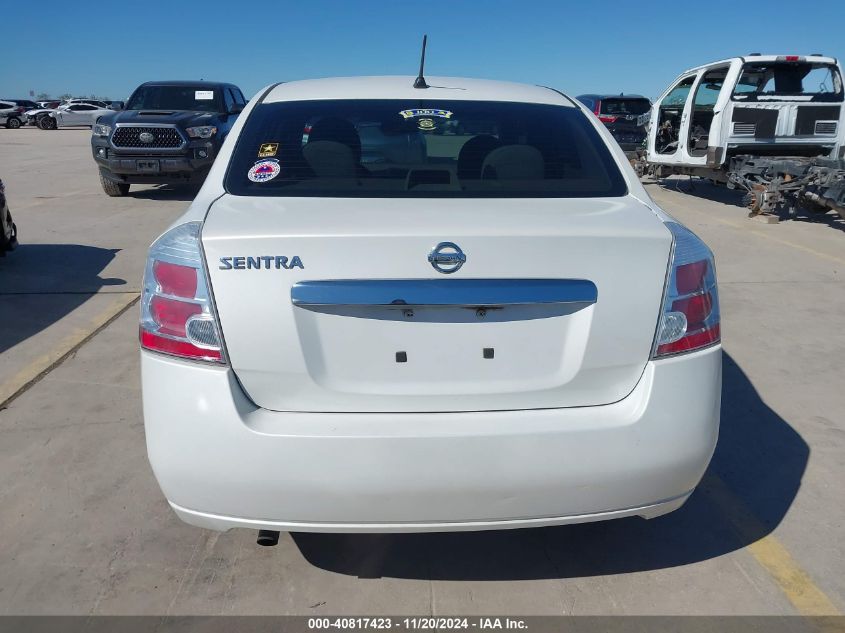 2010 Nissan Sentra 2.0S VIN: 3N1AB6AP5AL635364 Lot: 40817423