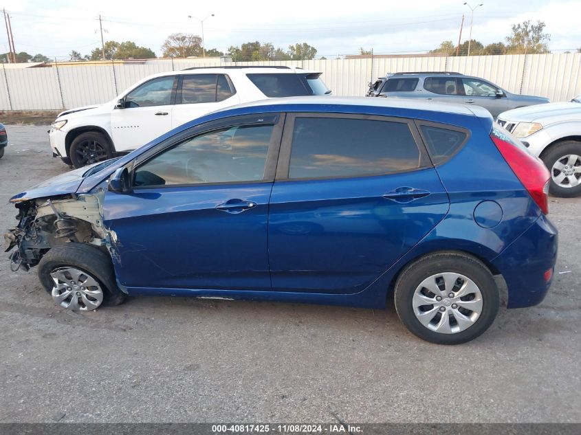 2017 Hyundai Accent Se VIN: KMHCT5AE0HU339658 Lot: 40817425