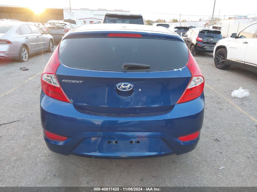 2017 Hyundai Accent Se VIN: KMHCT5AE0HU339658 Lot: 40817425