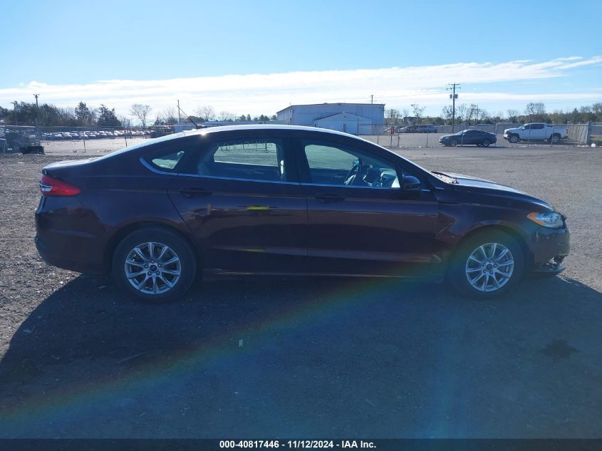 2017 Ford Fusion S VIN: 3FA6P0G70HR118897 Lot: 40817446