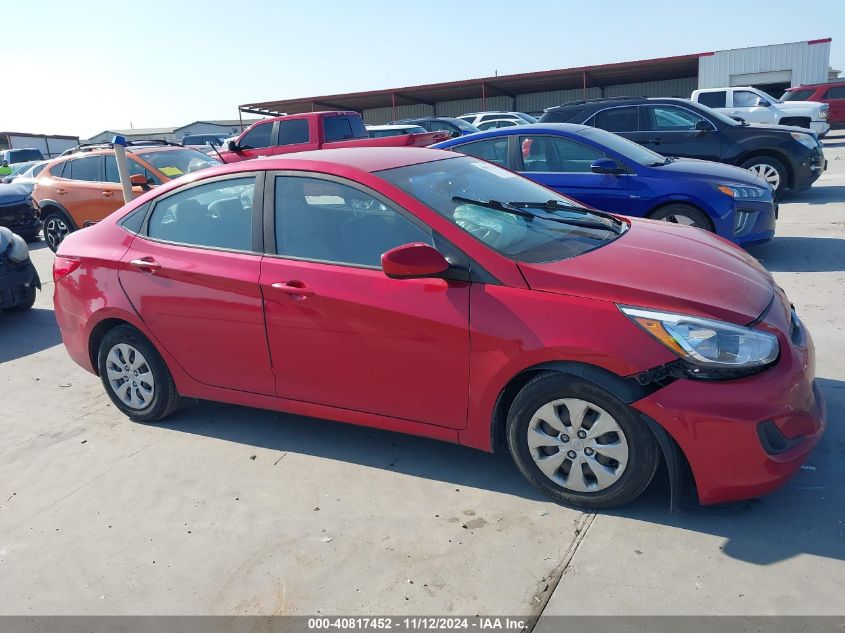 2017 Hyundai Accent Se VIN: KMHCT4AE2HU346539 Lot: 40817452