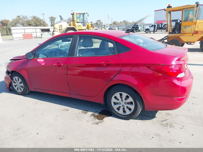 2017 Hyundai Accent Se VIN: KMHCT4AE2HU346539 Lot: 40817452