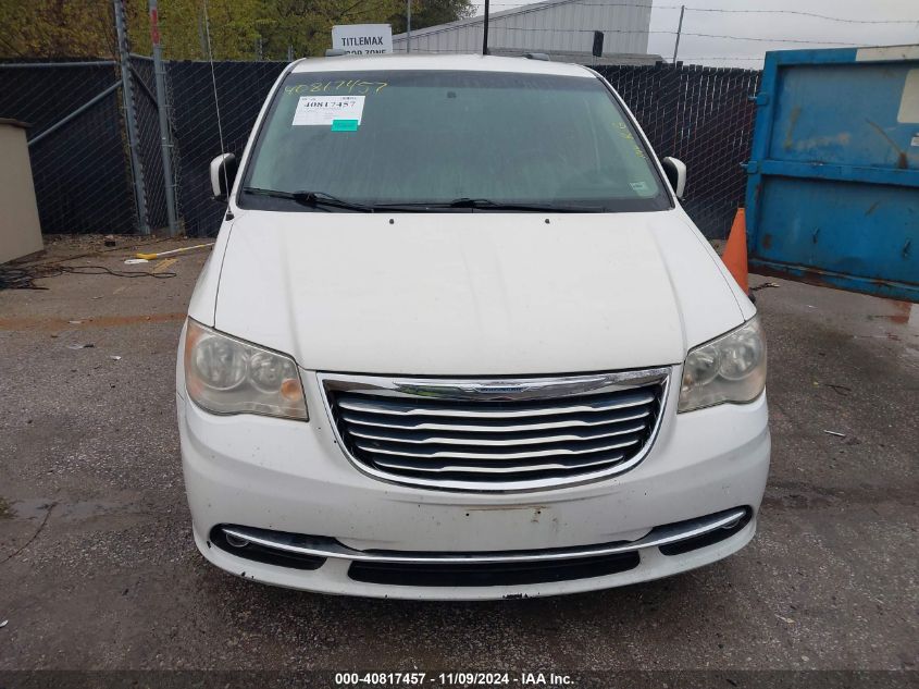 2012 Chrysler Town & Country Touring VIN: 2C4RC1BG5CR410446 Lot: 40817457