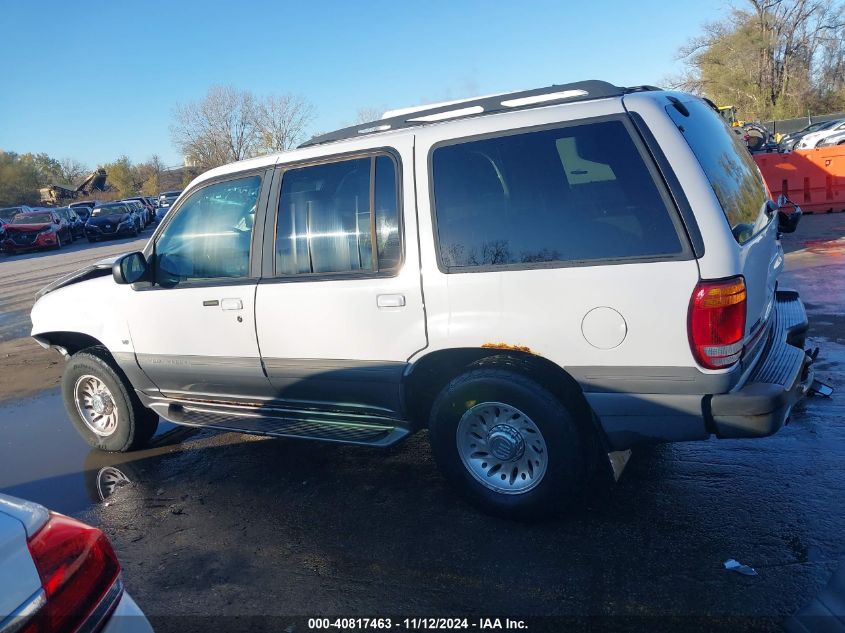 1998 Mercury Mountaineer VIN: 4M2ZU55PXWUJ20611 Lot: 40817463