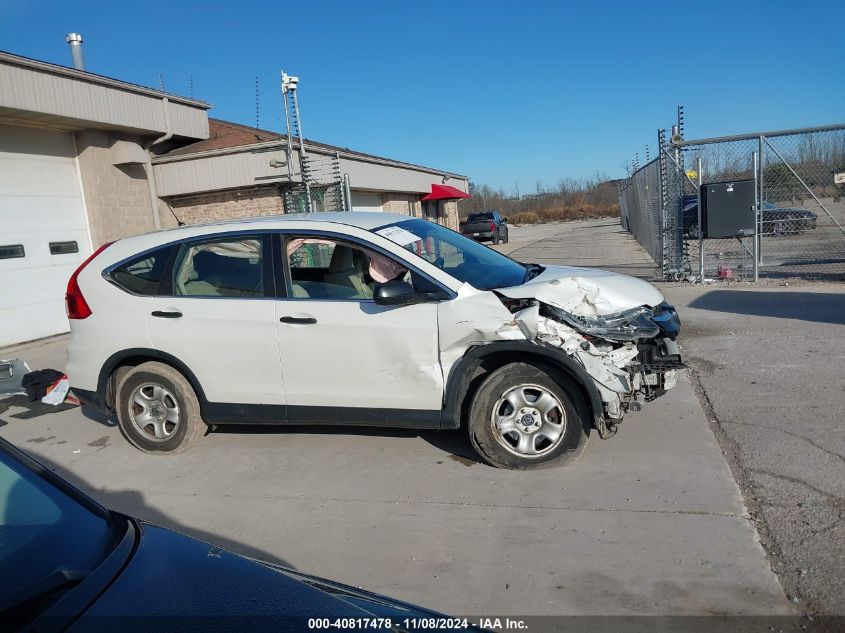 2016 Honda Cr-V Lx VIN: 5J6RM4H34GL096672 Lot: 40817478