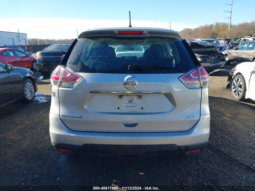 2015 Nissan Rogue S VIN: 5N1AT2MV7FC910261 Lot: 40817488