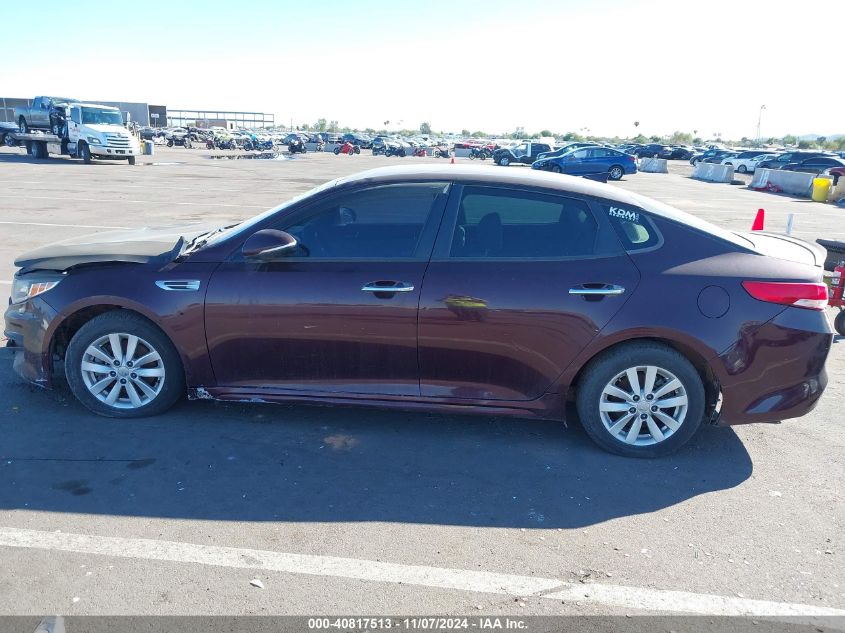 2016 KIA OPTIMA LX TURBO - 5XXGT4L12GG002231