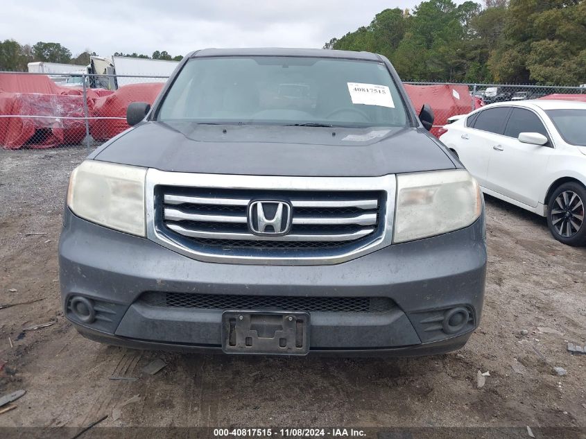 2015 Honda Pilot Lx VIN: 5FNYF3H26FB021650 Lot: 40817515