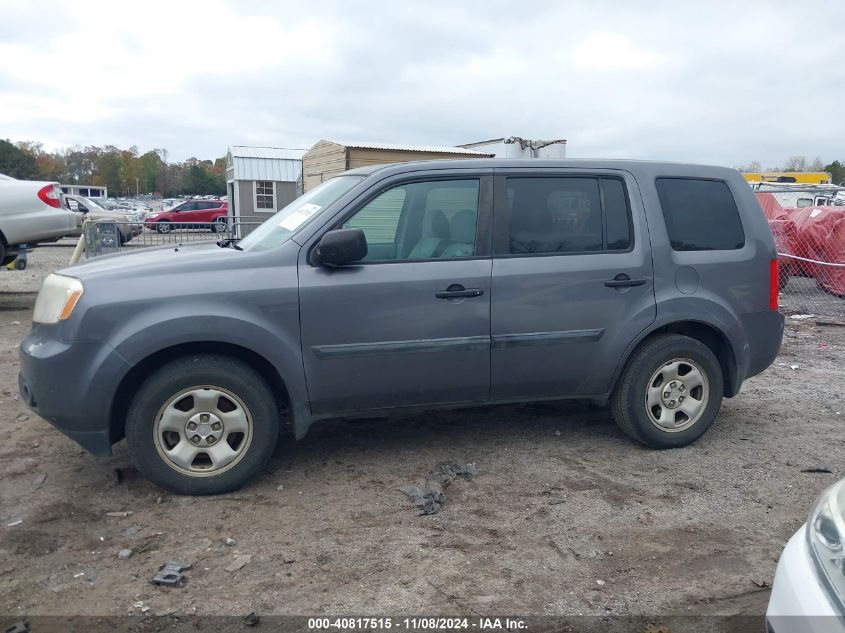 2015 Honda Pilot Lx VIN: 5FNYF3H26FB021650 Lot: 40817515