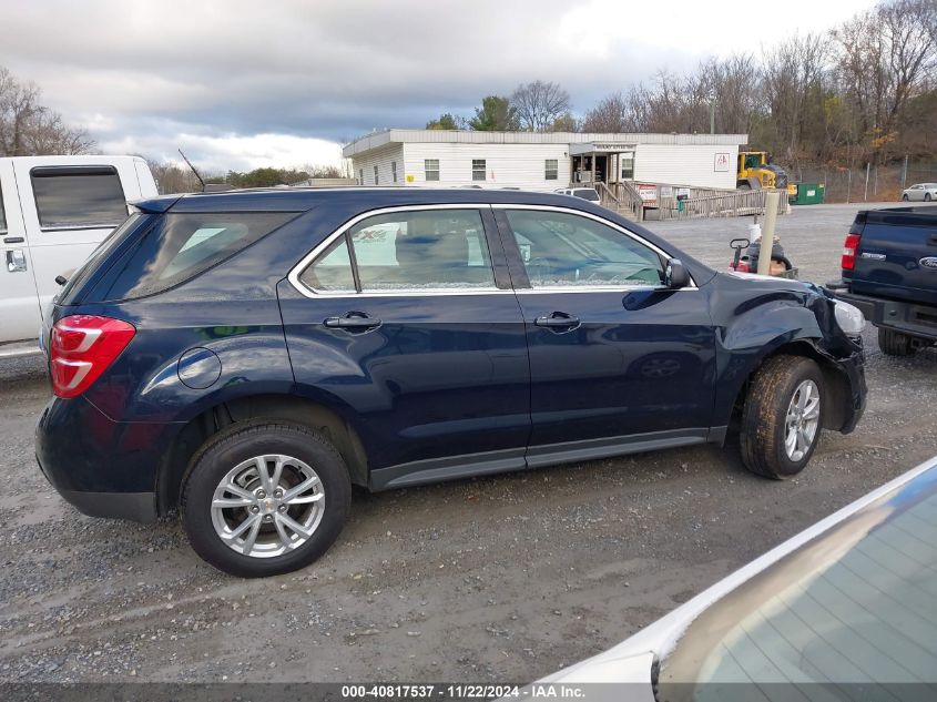 2017 Chevrolet Equinox Ls VIN: 2GNFLEEK5H6245363 Lot: 40817537