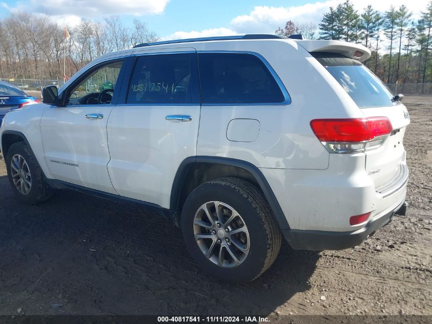 2014 Jeep Grand Cherokee Limited VIN: 1C4RJFBT8EC481863 Lot: 40817541