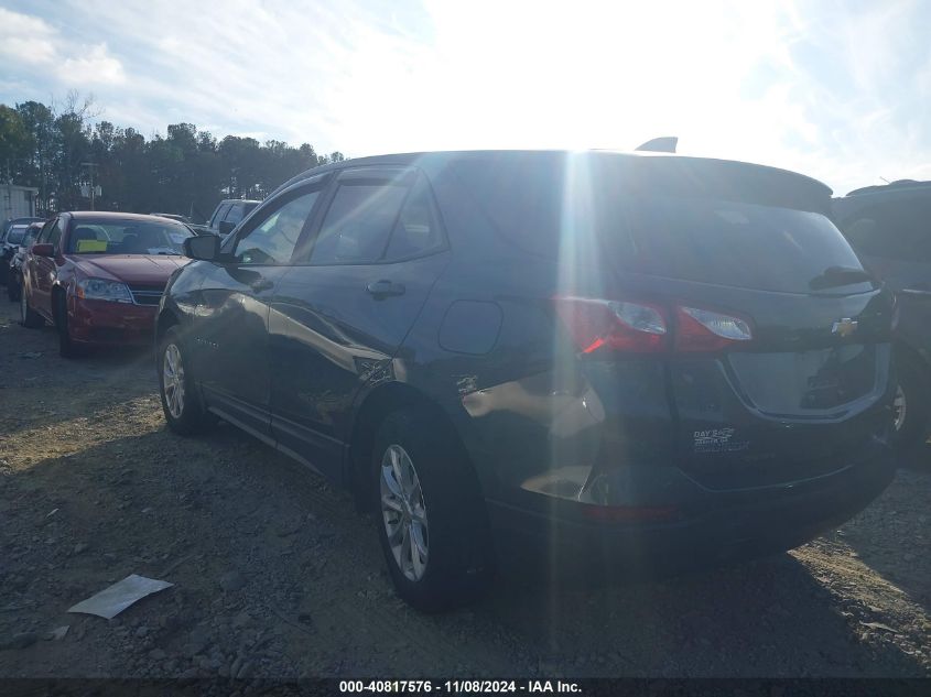 2020 Chevrolet Equinox Fwd Ls VIN: 3GNAXHEV5LS528415 Lot: 40817576