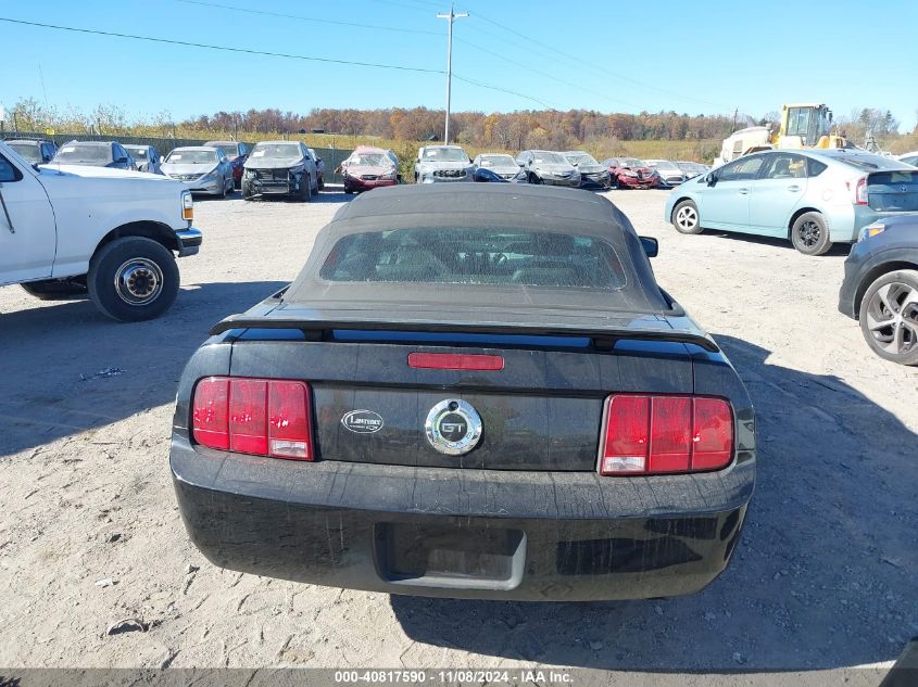 2005 Ford Mustang VIN: 1ZVHT84N155254399 Lot: 40817590