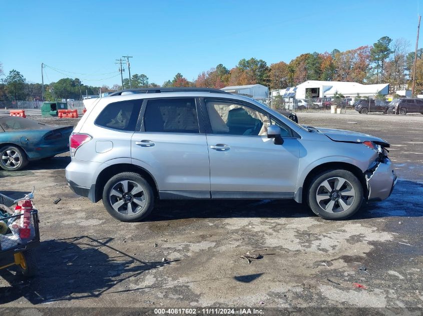 2018 Subaru Forester 2.5I Limited VIN: JF2SJAJC7JH501198 Lot: 40817602