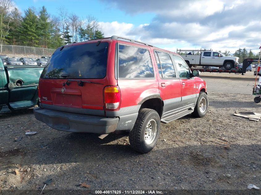 1998 Mercury Mountaineer VIN: 4M2ZU55P5WUJ15798 Lot: 40817625