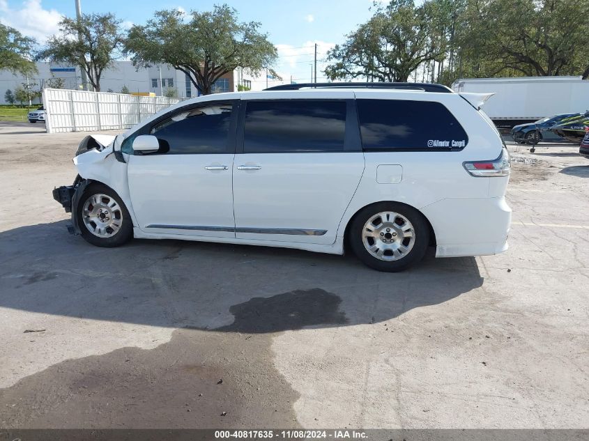 2015 Toyota Sienna Se 8 Passenger VIN: 5TDXK3DC4FS678965 Lot: 40817635